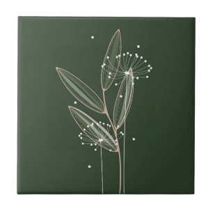 Simple Touch of Nature Seeding the Land Ceramic Tile