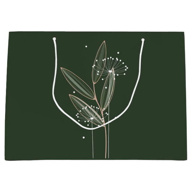 Simple Touch of Nature Seeding the Land Large Gift Bag (Front)