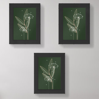 Simple Touch of Nature Seeding the Land Wall Art Sets