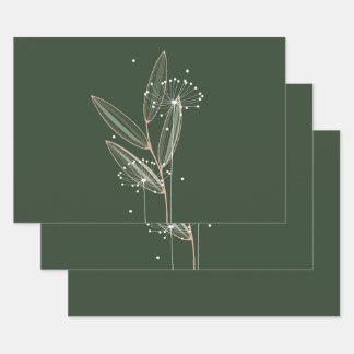 Simple Touch of Nature Seeding the Land Wrapping Paper Sheets