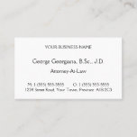 [ Thumbnail: Simple, Traditional, Vintage Style Business Card ]