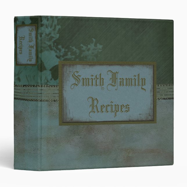 Simple Tranquility Recipe Binder (Front/Spine)