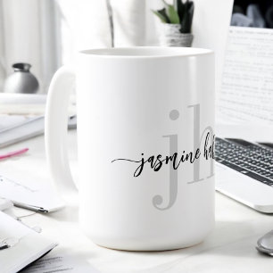 Simple Trends Name and Initials Coffee Mug