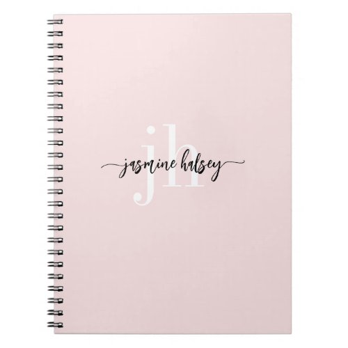 Simple Trends Name and Initials Notebook