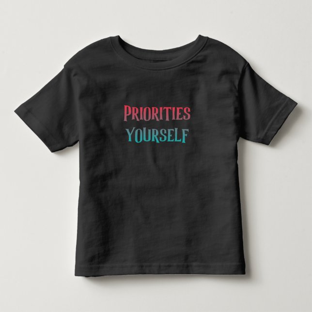 simple trendy fashionable trendy stylish toddler t-shirt (Front)