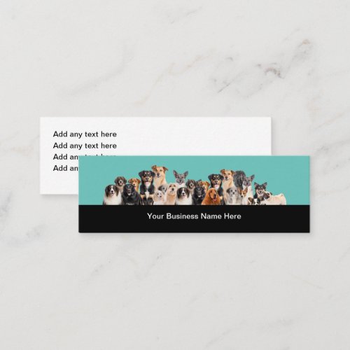 Simple Trendy Pet Dog Theme Business Cards