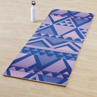 Simple Tribal Art Pattern Violet