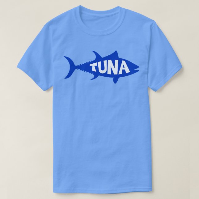 Simple Tuna Design T-Shirt (Design Front)