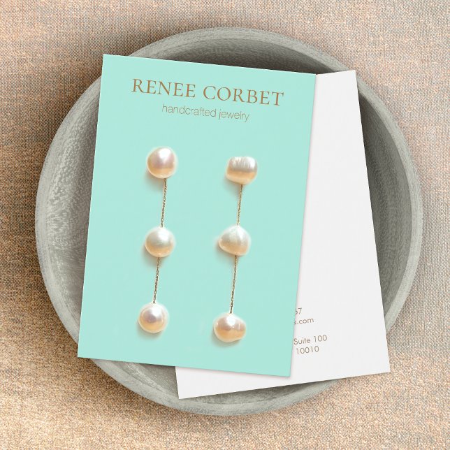 Simple Turquoise Earring Display Card (Creator Uploaded)