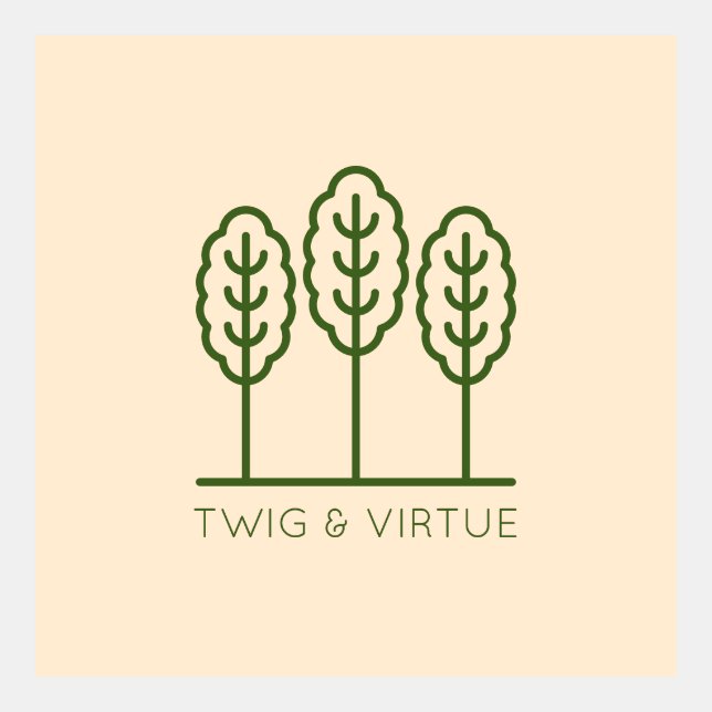 Simple Twig & Virtue LinkedIn Profile (Front)
