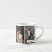 Simple Two Best Friend BFF Photo Personalized Espresso Cup (Right)