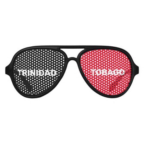 Simple Two Colored Trinidad  Tobago Aviator Sunglasses