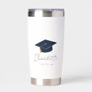 Simple Typographic Graduate Memento Insulated Tumbler