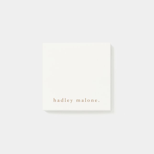 Simple Typography Boho  Post-it Notes (Front)