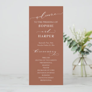Simple Typography, Elegant Calligraphy Terracotta Program
