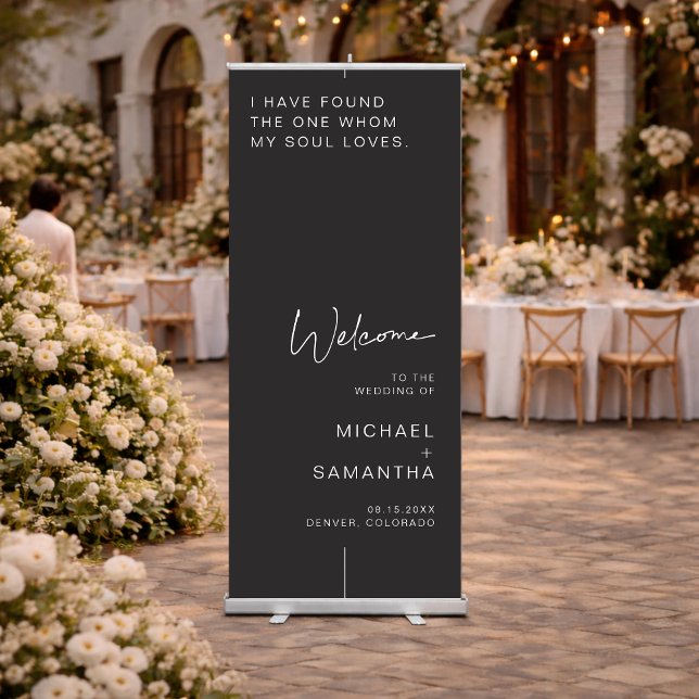 Simple Typography Wedding Welcome Sign (Creator Uploaded)