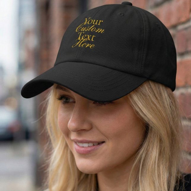 Simple Typography Your Quote Yellow Hat (Creator Uploaded)