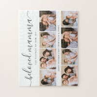 Simple Unique Mothers Day Collage Photo Puzzle
