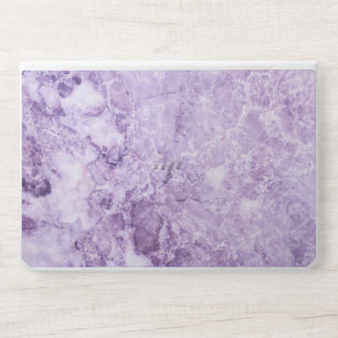 Simple,unique, purple marble HP laptop skin