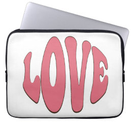 Simple, urban, modern, cool design Love Laptop Sleeve