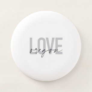 Simple, urban, modern, trendy, design Love Oregon Wham-O Frisbee