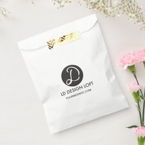 Simple Use Your logo and website Favor Bag