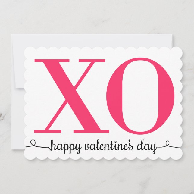 Simple Valentine Holiday Card (Front)