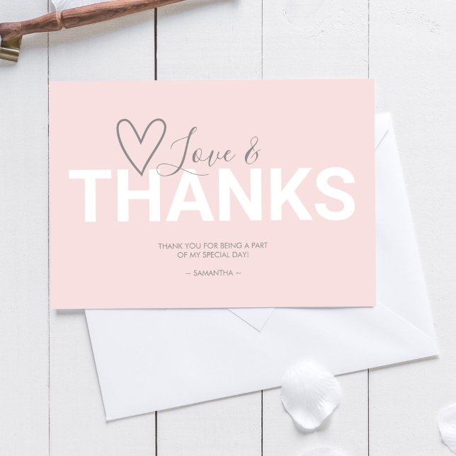 Simple Valentine Themed Pink Script Thank You (Creator Uploaded)