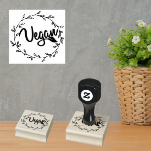 Simple Vegan Rubber Stamp
