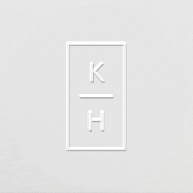 Simple Vertical Monogram Embosser (Design)