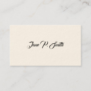 Simple Victorian Calling Cards
