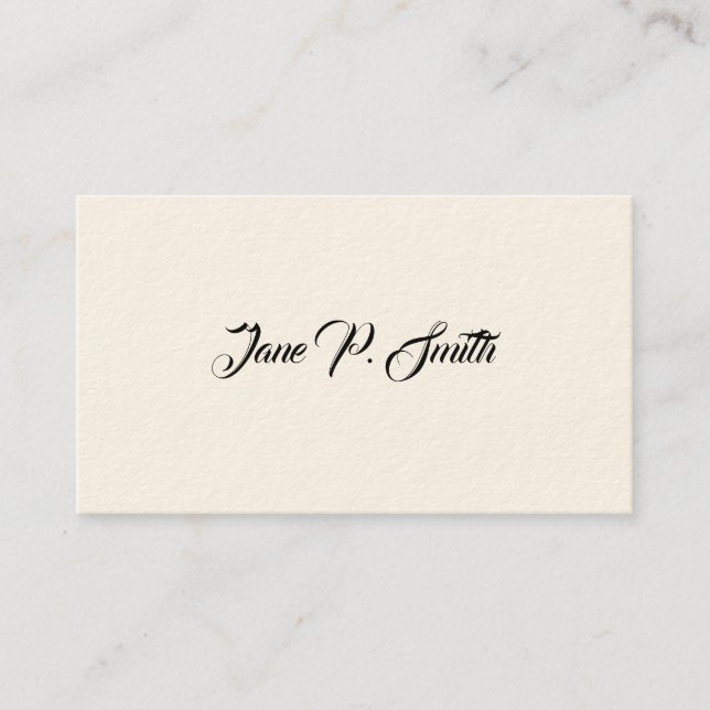 Simple Victorian Calling Cards (Front)