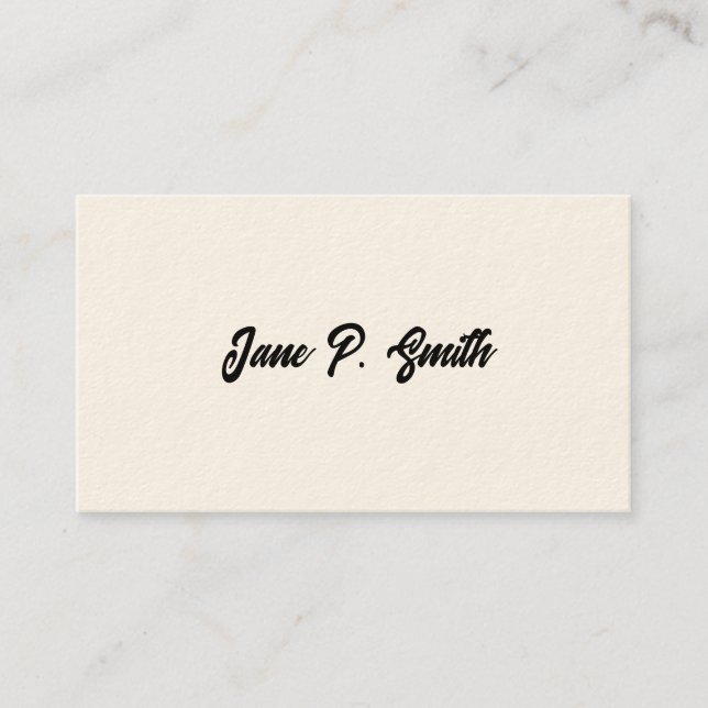 Simple Victorian Calling Cards (Front)