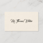 Simple Victorian Calling Cards