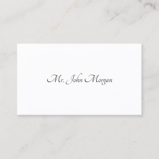 Simple Victorian Calling Cards