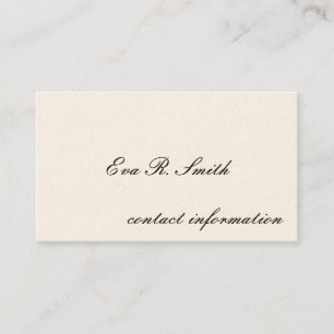 Simple Victorian Calling Cards