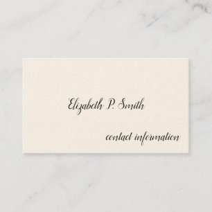 Simple Victorian Calling Cards