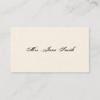 Simple Victorian Calling Cards