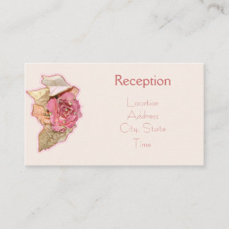Simple Victorian Reception Invite