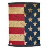 Simple Vintage American Flag Lamp Shade. Shade (Back)