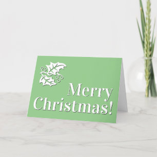 Simple Vintage Inspired "Merry Christmas!" Card