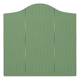 Simple Vintage Olive Sage Green Gradient Striped Door Sign