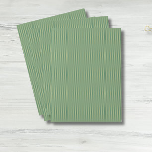 Simple Vintage Olive Sage Green Gradient Striped Pocket Folder