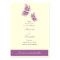 Simple Violet Butterfly Save The Date Wedding Mini