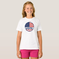 Simple Vote American Flag Election