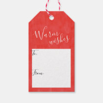 Simple Warm Wishes #Christmas #Holiday Gift Tags