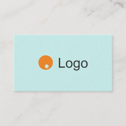 Simple Watercolor Corporate Business Card