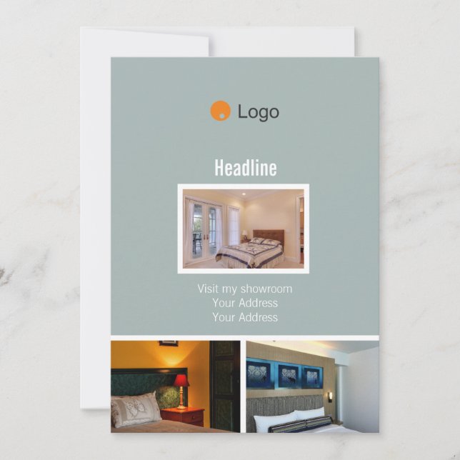 Simple Watercolor Corporate Invitation (Front)