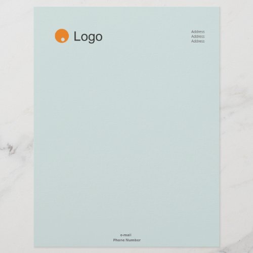 Simple Watercolor Corporate Letterhead