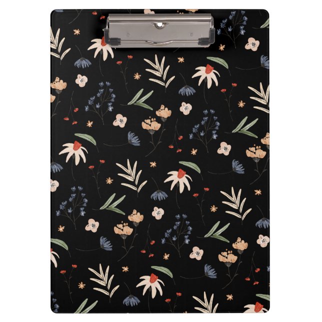 Simple watercolor flowers 1 clipboard (Front)